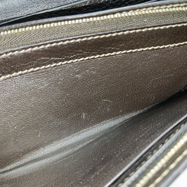 Monogram Calfskin Top Handle Bag Brown
