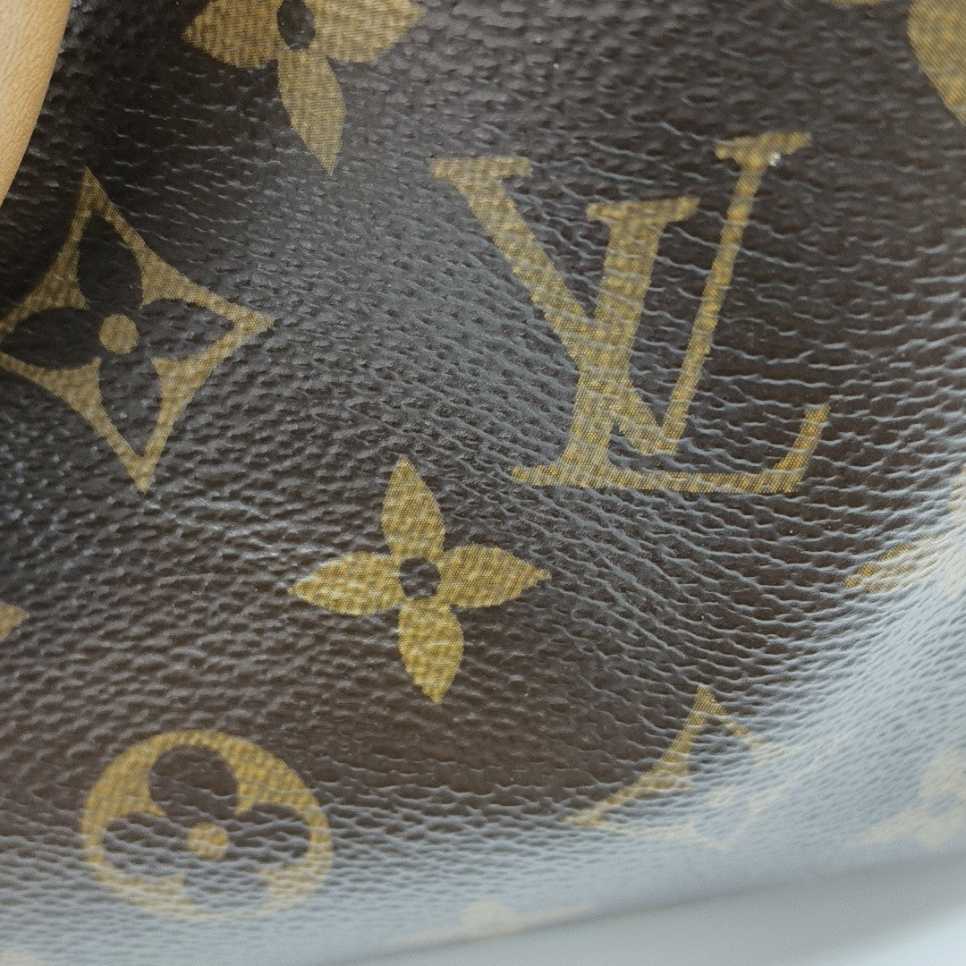 SPEEDY 25 Monogram Coated Canvas Brown