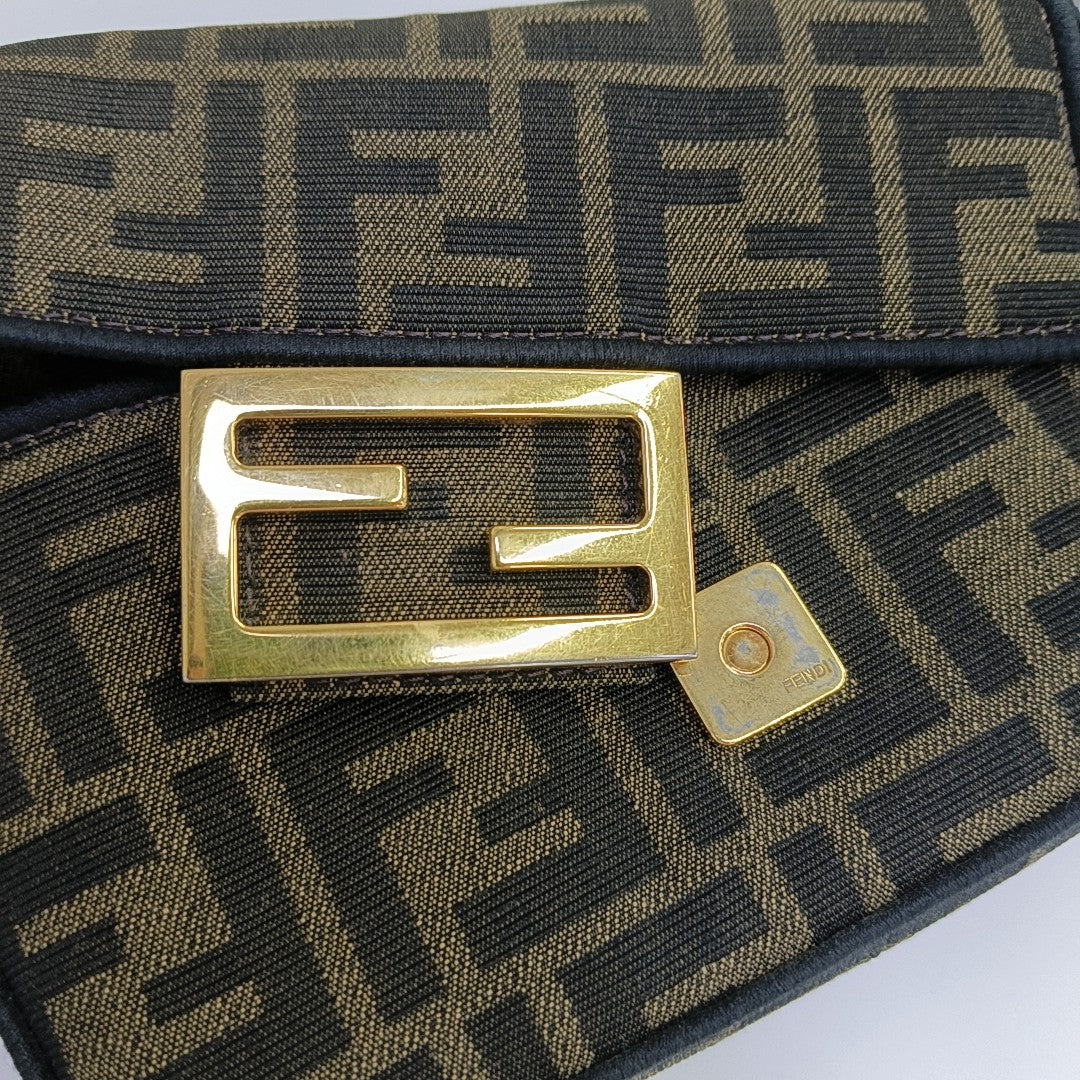 Baguette Mini Fabric Brown