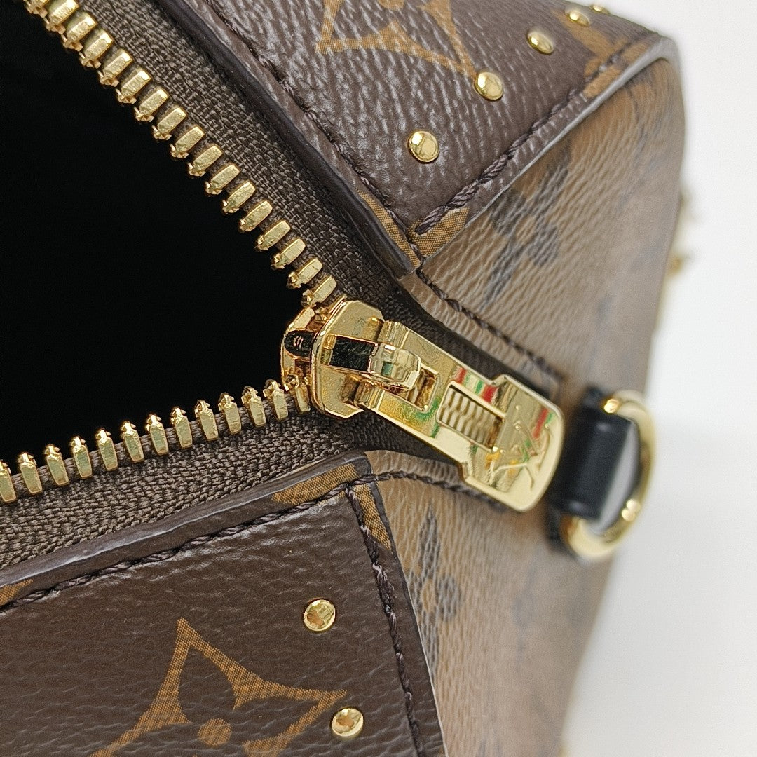 SPEEDY TRUNK 20 Monogram Coated Canvas Brown