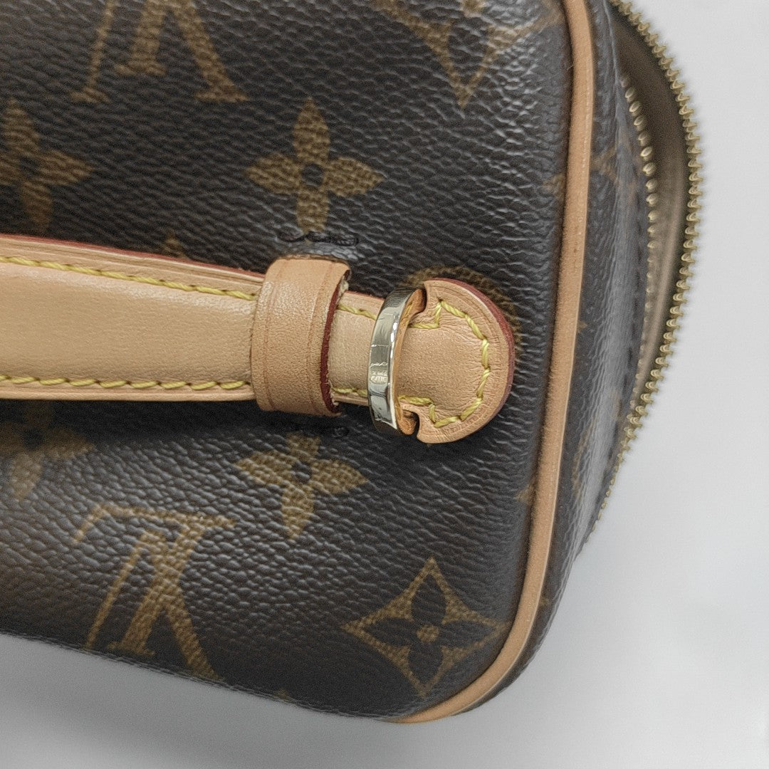 NICE Mini Monogram Coated Canvas Brown