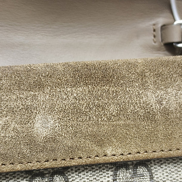 Dionysus Super Mini Monogram Coated Canvas Beige