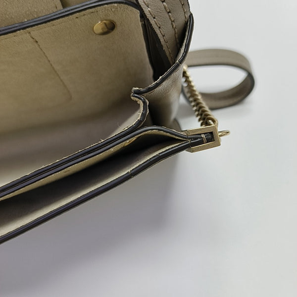 Faye Small Calfskin Gray