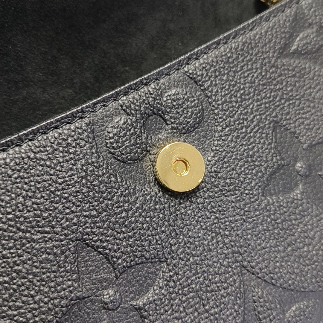 IVY Monogram Calfskin Black