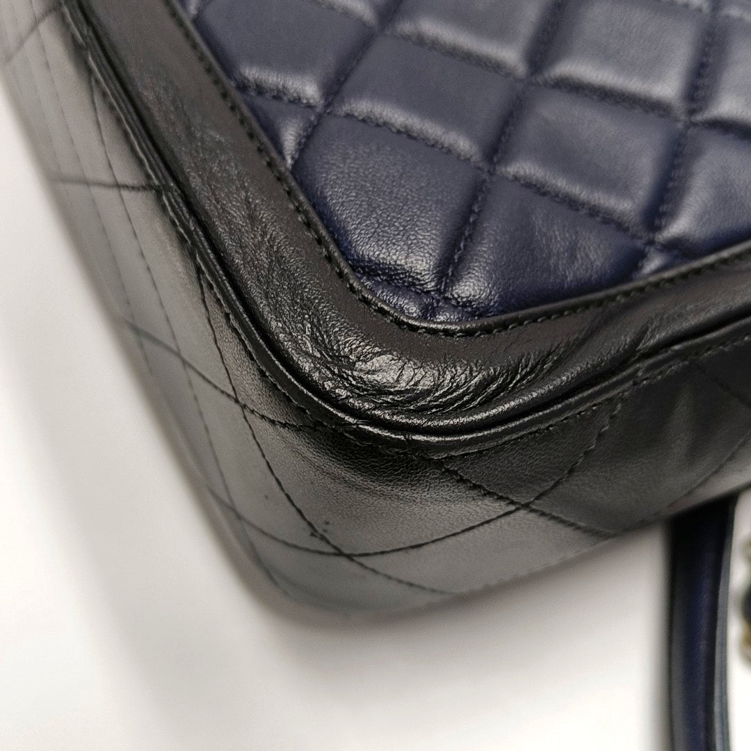 Quilted Lambskin Blue