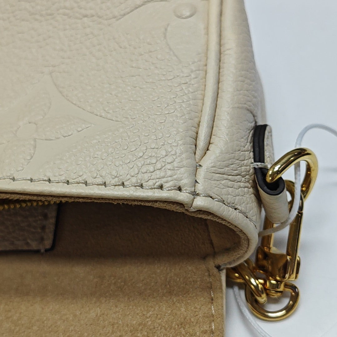 IVY Monogram Calfskin White