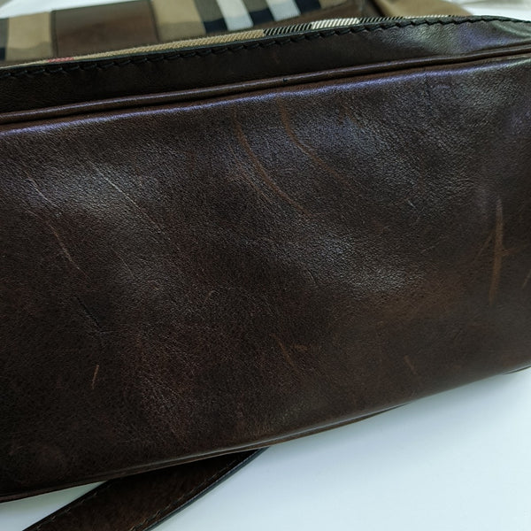 Canvas Shoulder Bag Brown