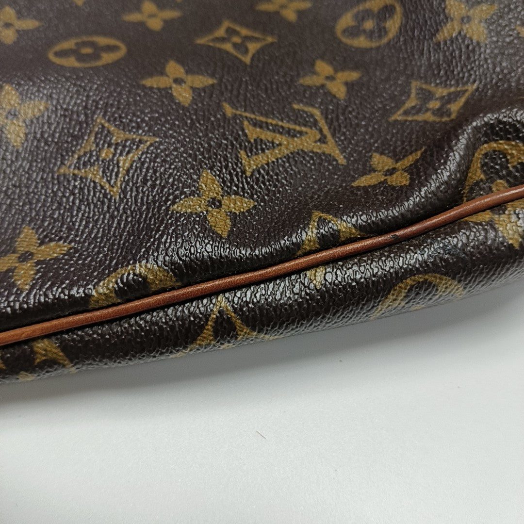 ODEON Monogram Coated Canvas Brown