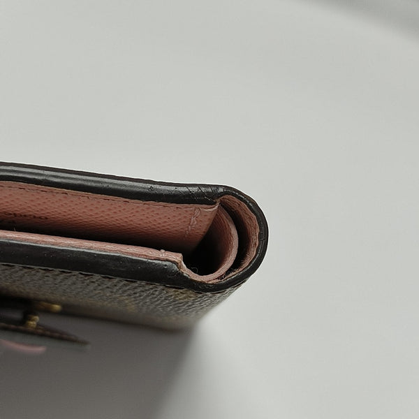 VICTORINE Monogram Coated Canvas Brown Wallet