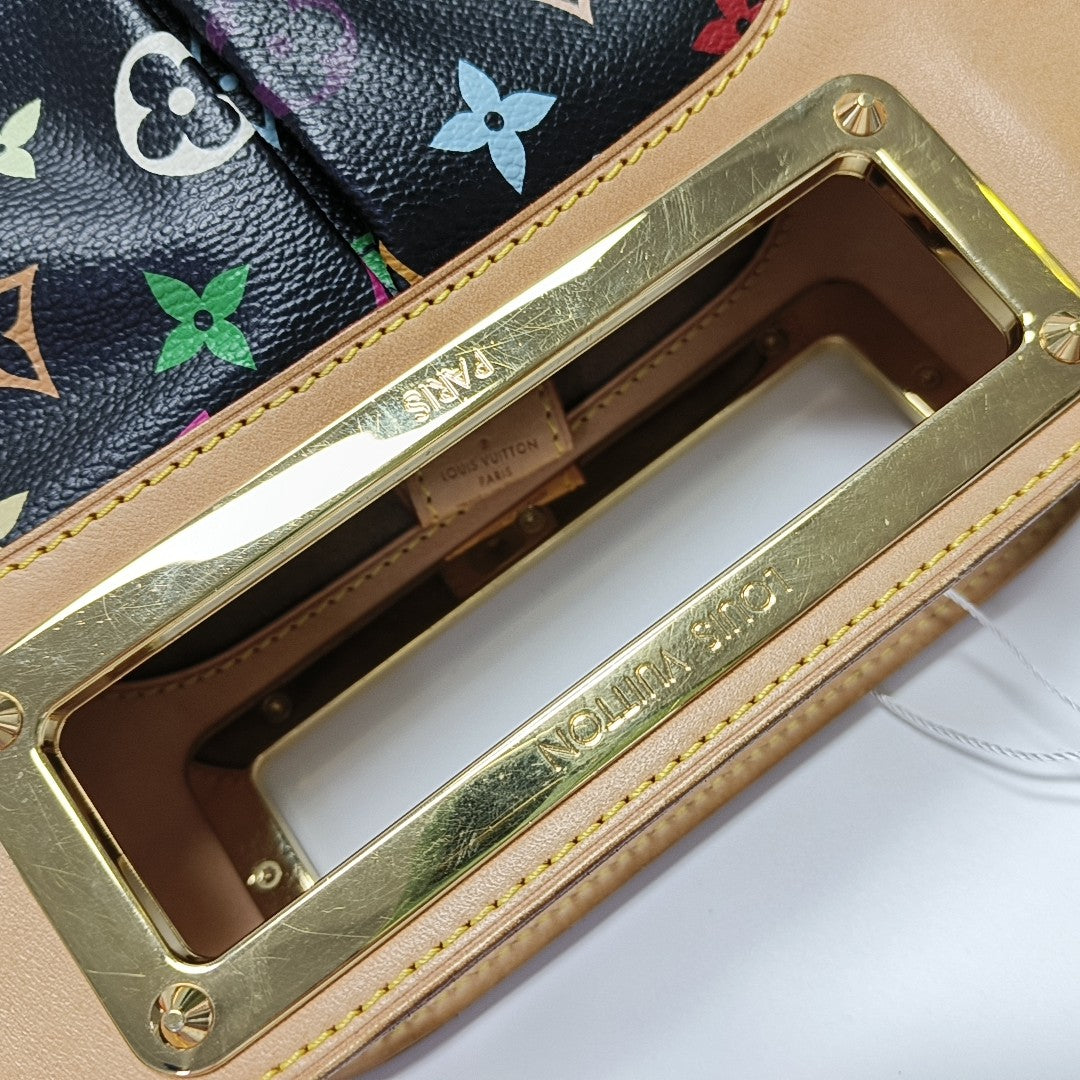 LV × TM JUDY Monogram Coated Canvas Black