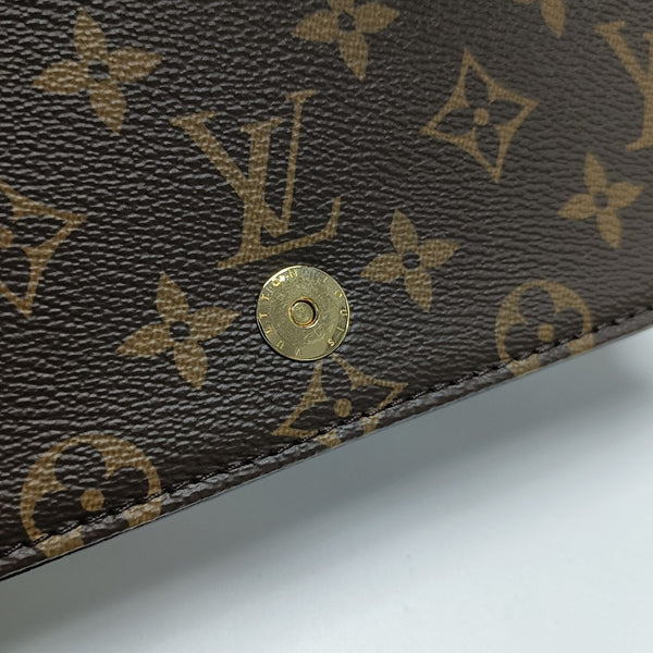 Lily Monogram Coated Canvas Brown