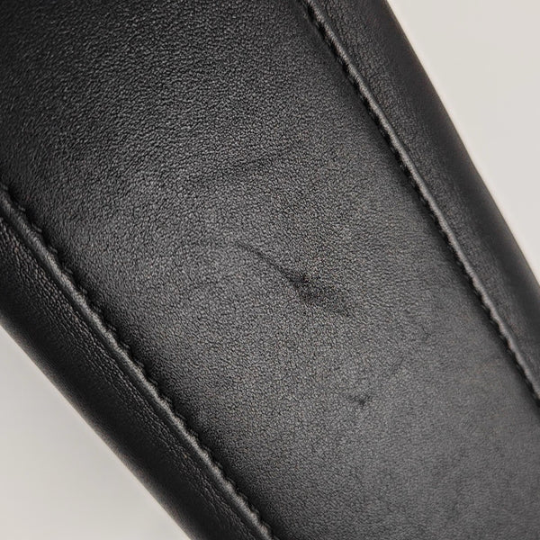 Point Small Calfskin Black