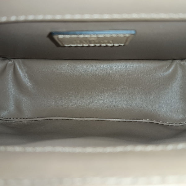 Interlocking G Mini Quilted Calfskin Brown