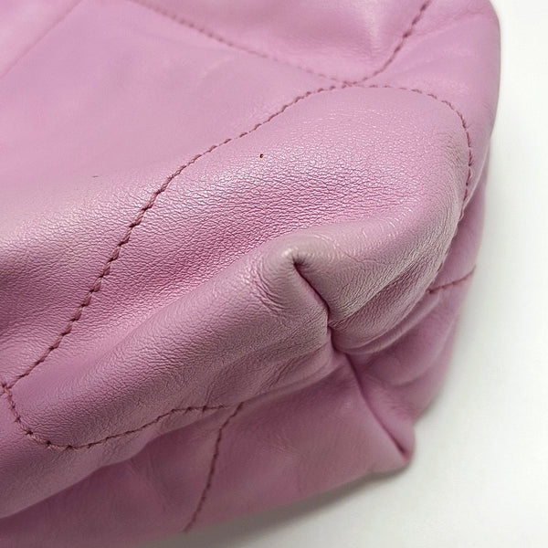 Authenticated pre-owned  CHANEL 22 Small Quilted Calfskin Pink - Tote Bag at Looply