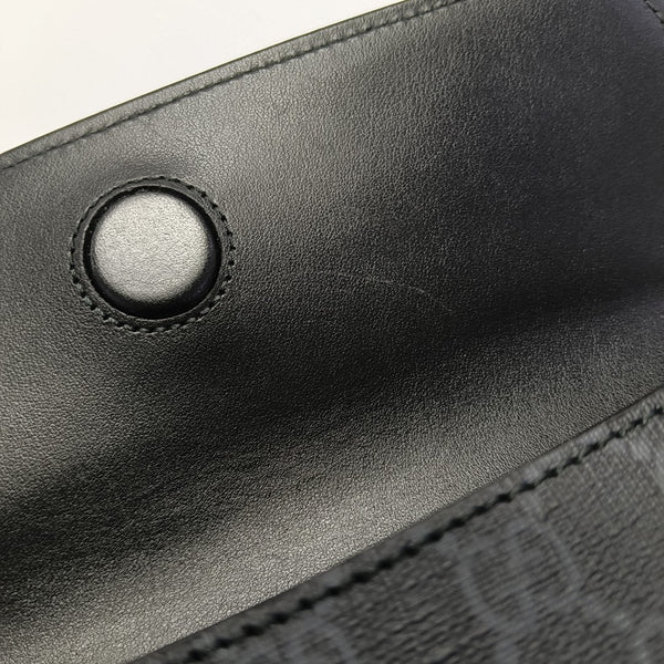 Neo Vintage Monogram Coated Canvas Black