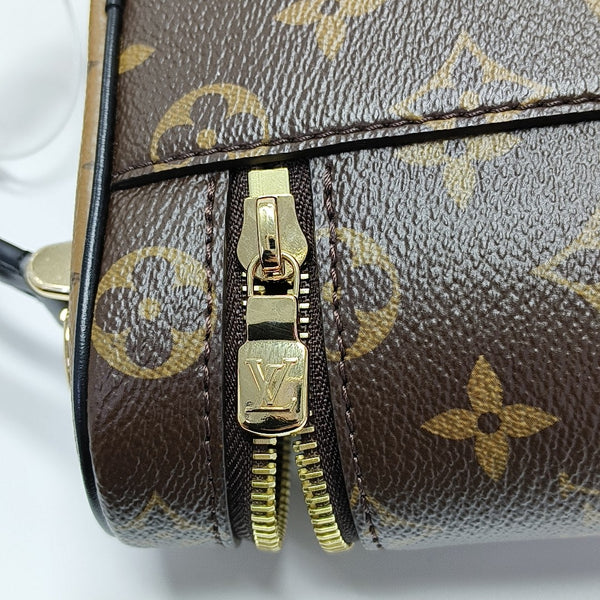 Vanity Chain Pouch Monogram Coated Canvas Brown