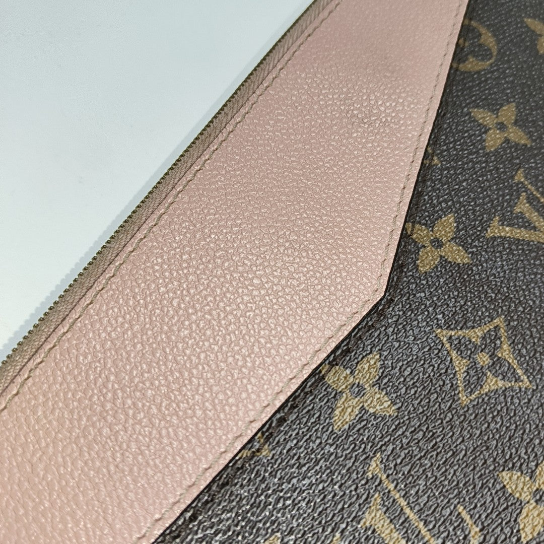 DAILY Monogram Coated Canvas Brown