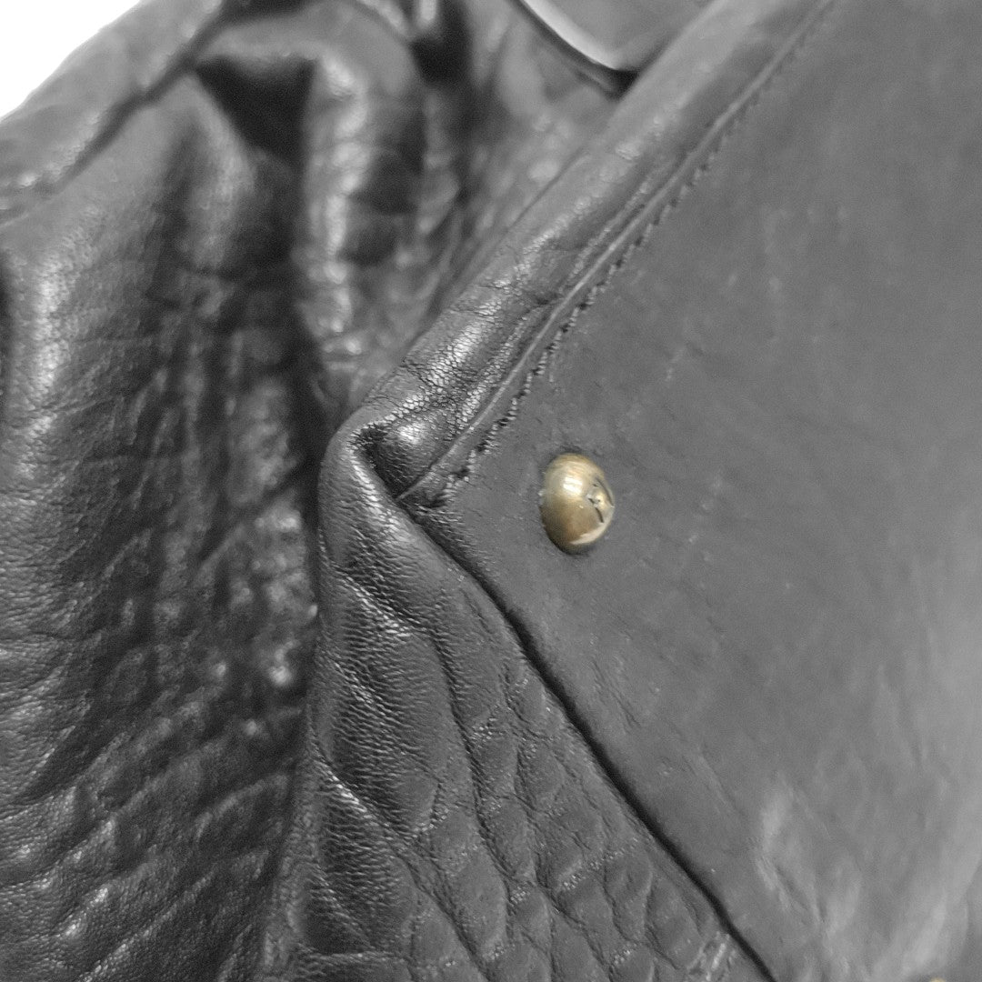 Calfskin Tote Bag Black