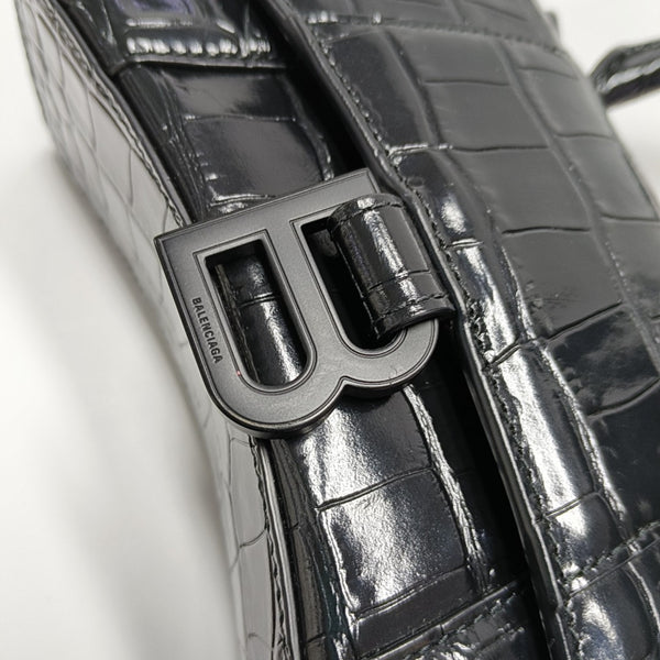 Hourglass Small Calfskin Black