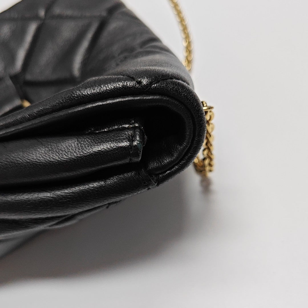 Vara Quilted Calfskin Black