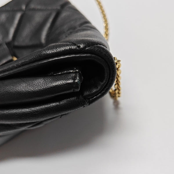 Vara Quilted Calfskin Black