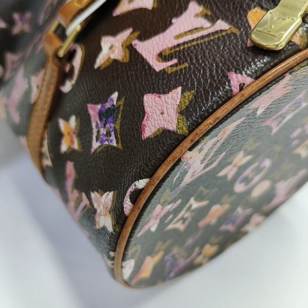 PAPILLON 30 Monogram Coated Canvas Brown
