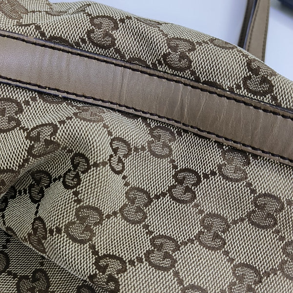 Monogram Canvas Tote Bag Brown