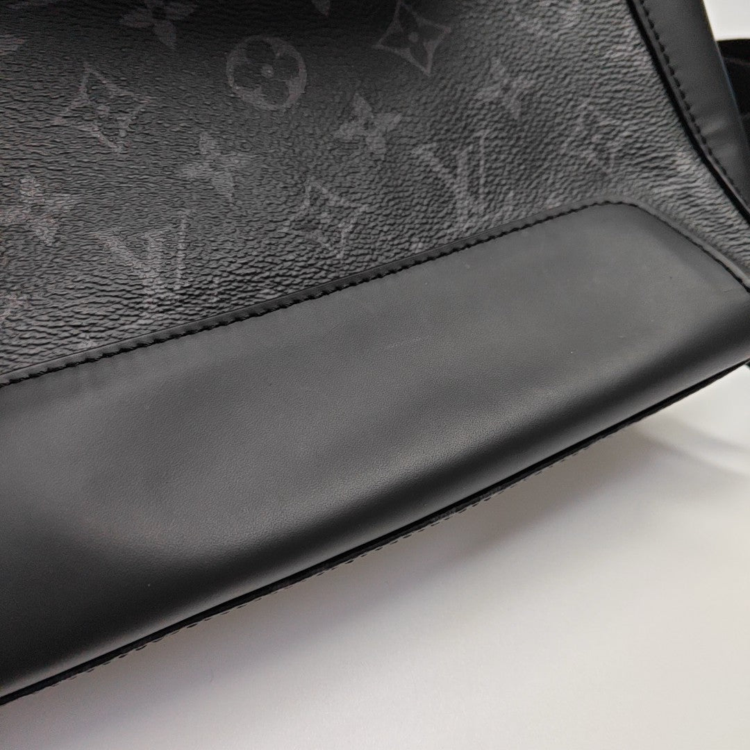 VOYAGER PM Monogram Coated Canvas Black