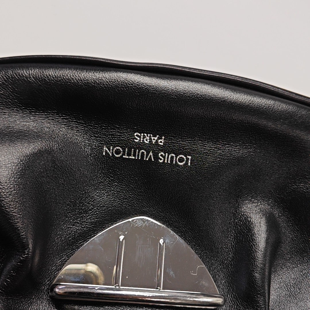 SUNSET Monogram Lambskin Black