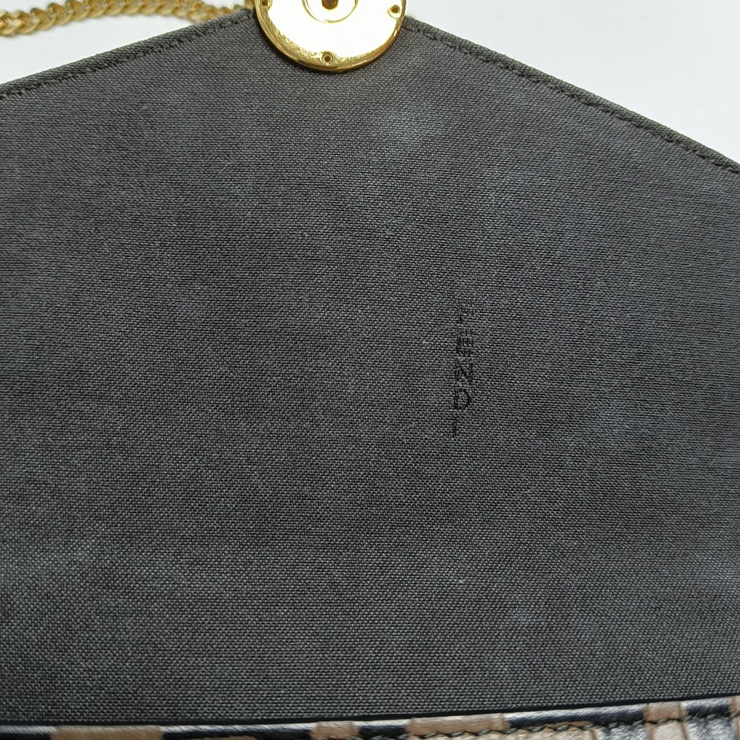 Calfskin Crossbody Bag Brown