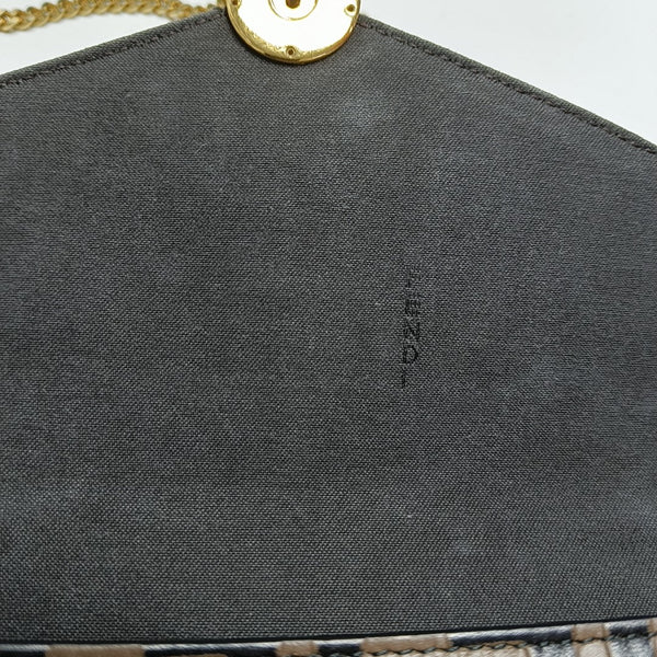 Calfskin Crossbody Bag Brown