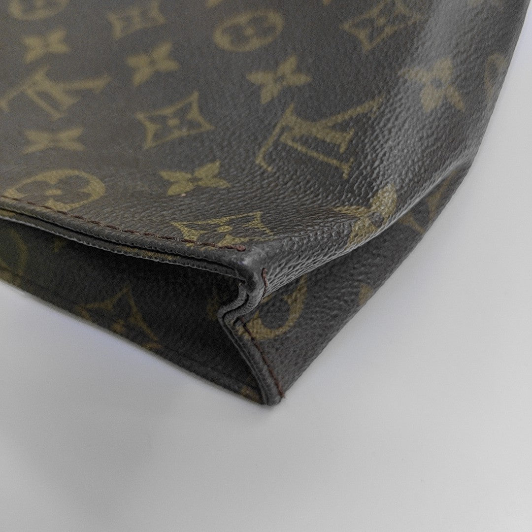 TOILET POCKET 26 Monogram Coated Canvas Brown