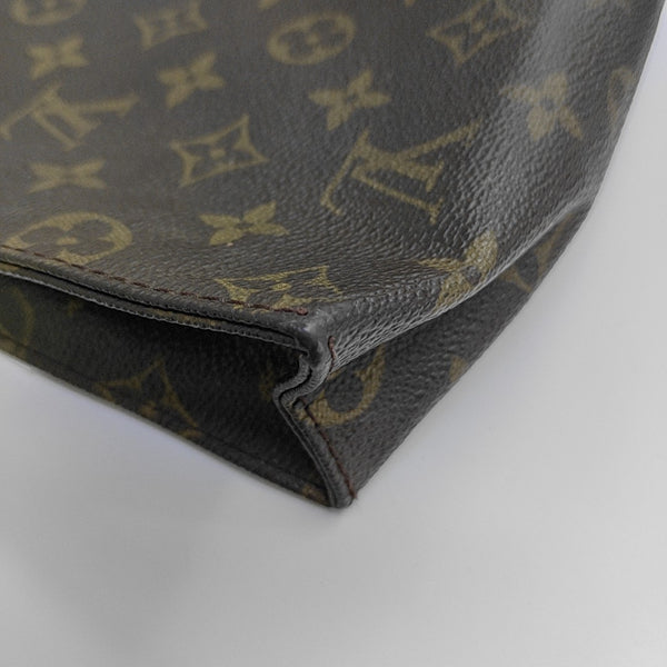 TOILET POCKET 26 Monogram Coated Canvas Brown
