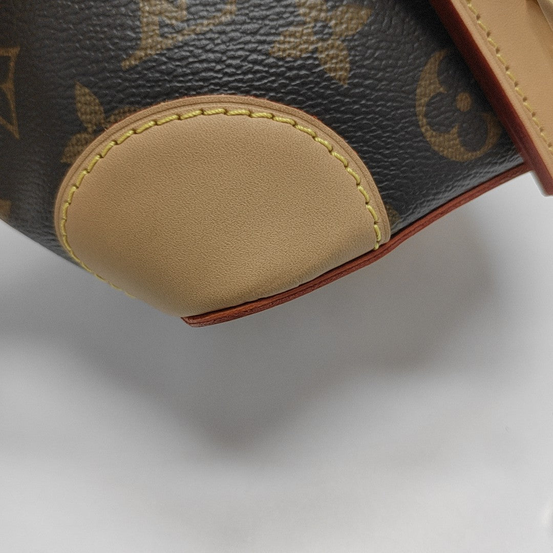 NOÉ Monogram Coated Canvas Brown