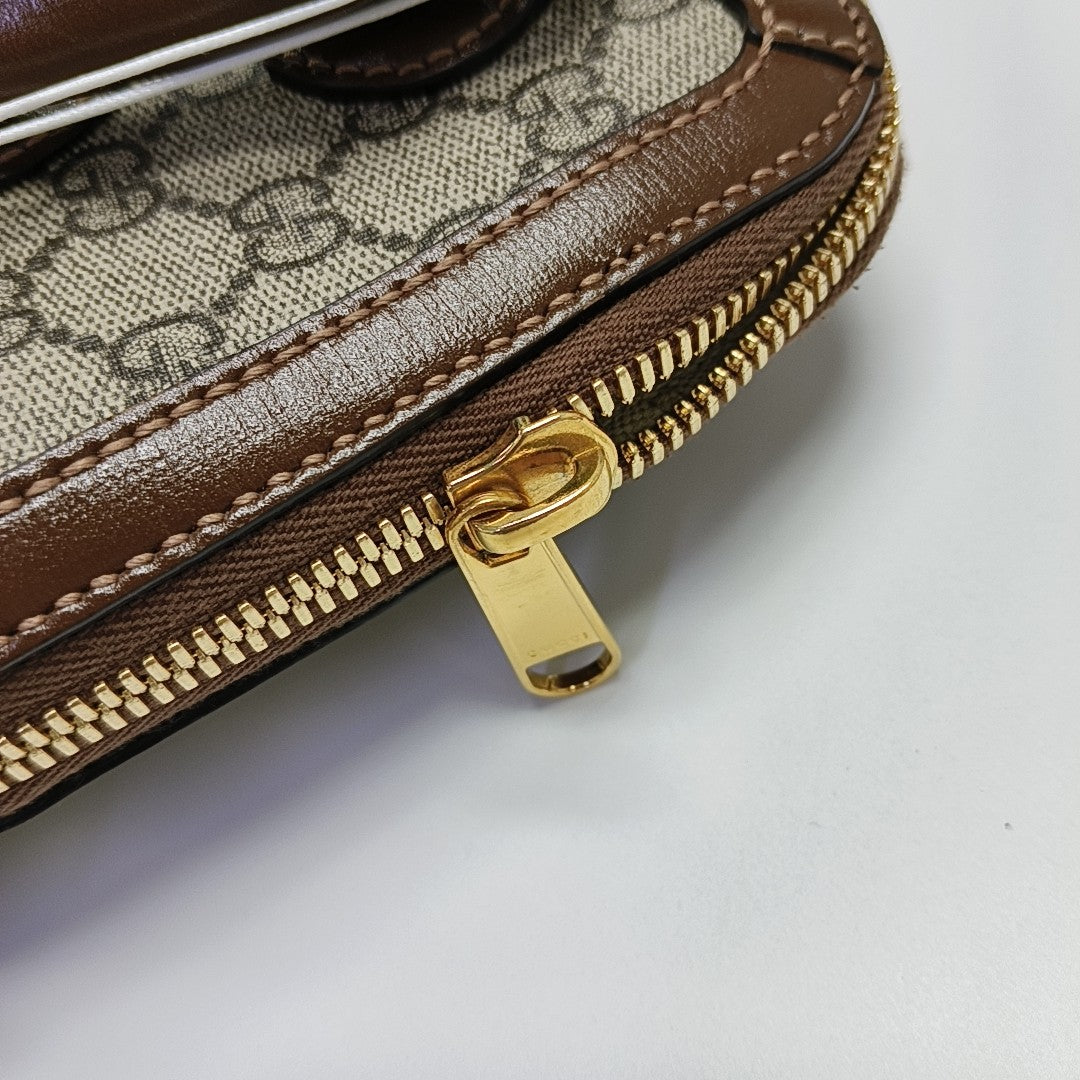 Horsebit 1955 Mini Coated Canvas Beige
