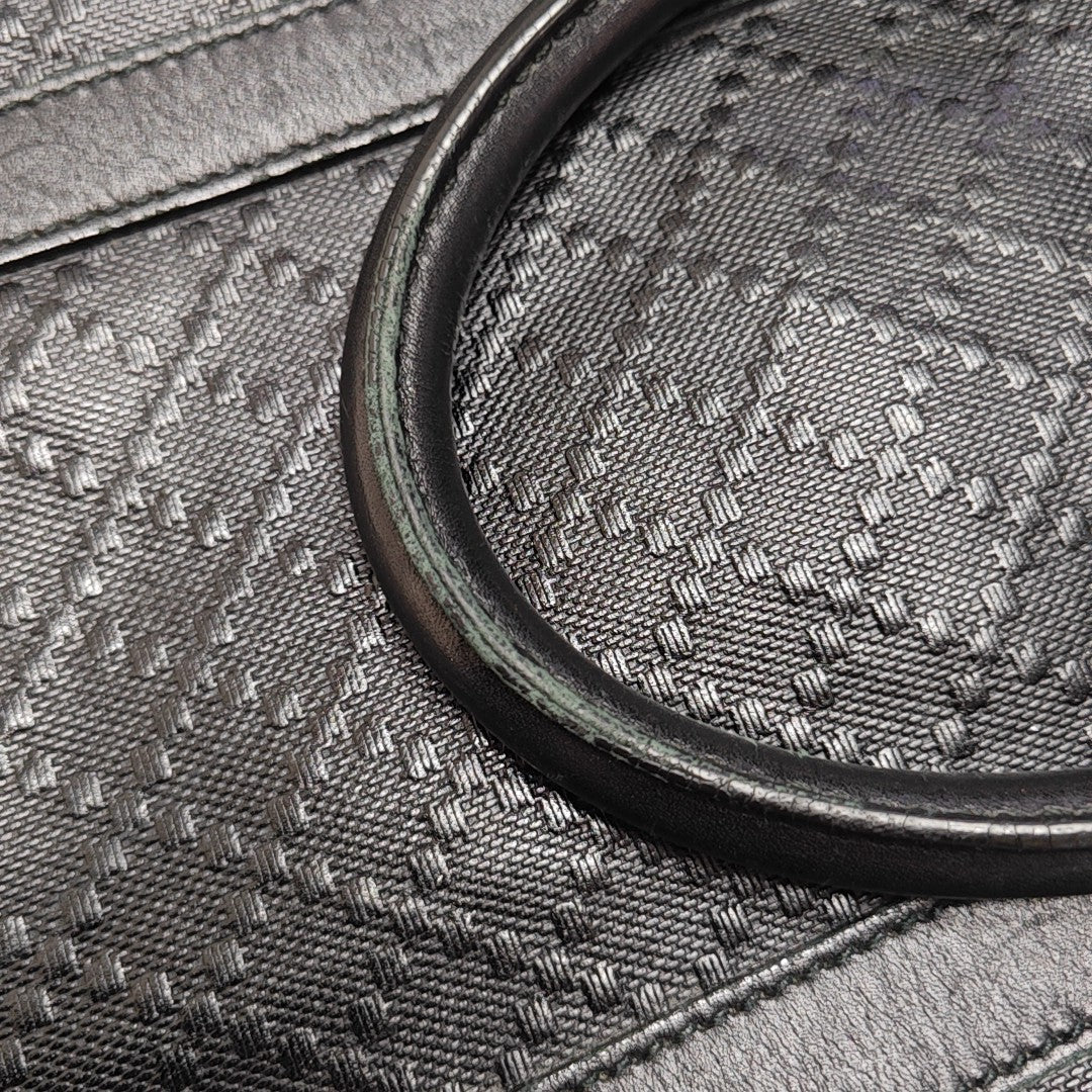Diamante Quilted Calfskin Black