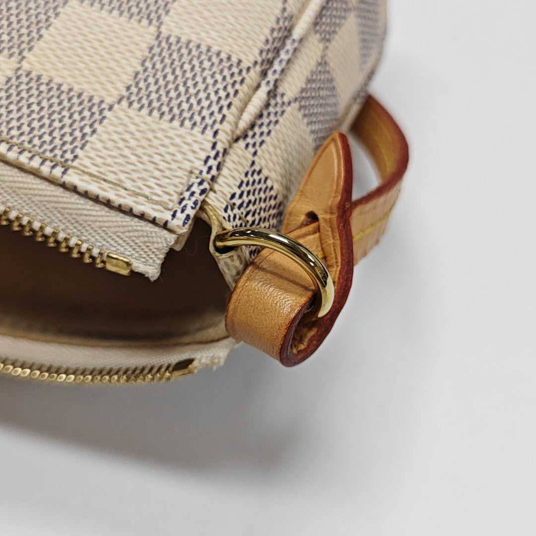 ACCESSOIRES GM Damier Azur Coated Canvas White