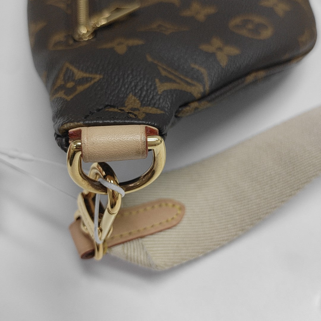BUMBAG Monogram Coated Canvas Brown