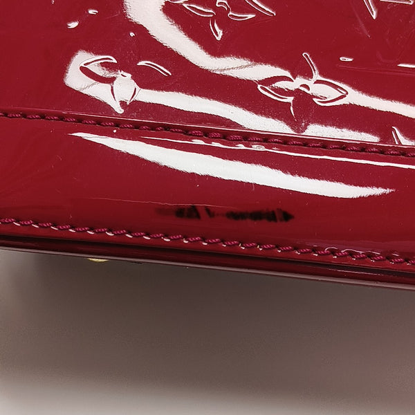 ALMA BB Monogram Patent Leather Red