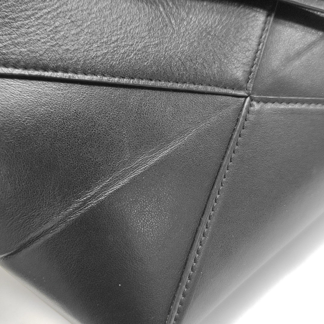 Origami Ala Quilted Lambskin Black