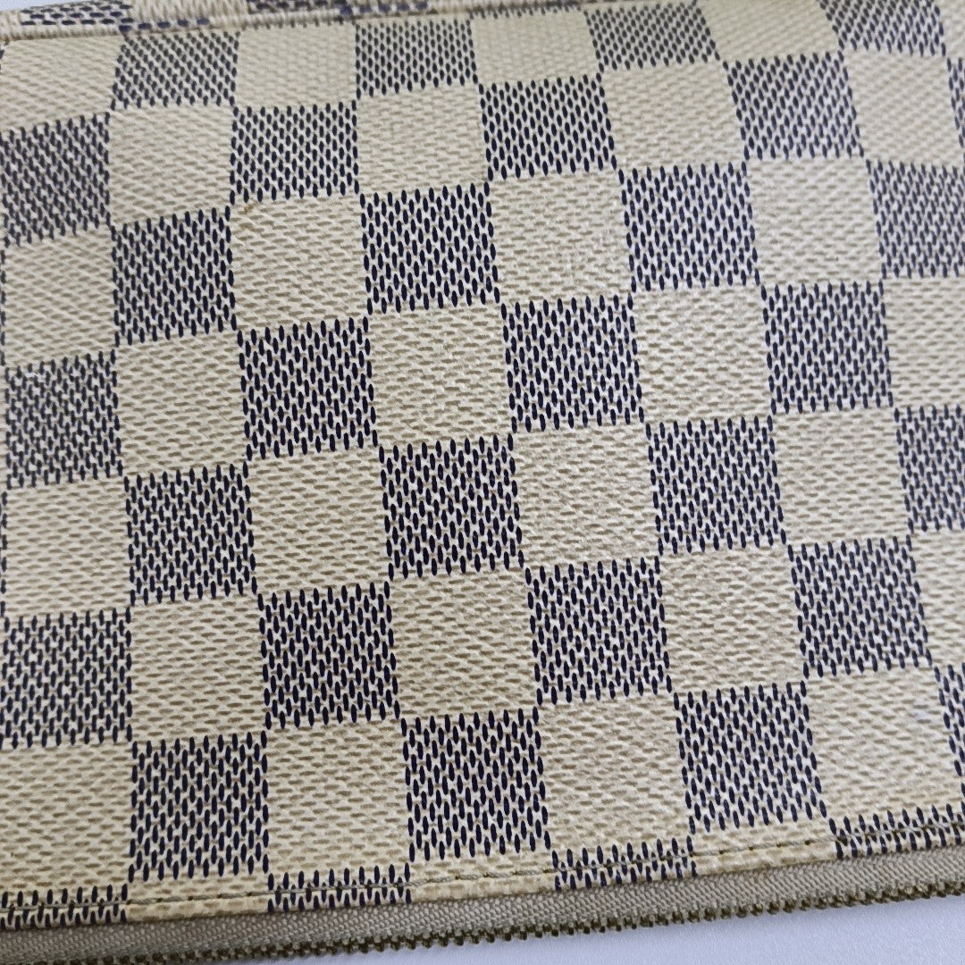 ACCESSOIRES GM Damier Azur Coated Canvas White