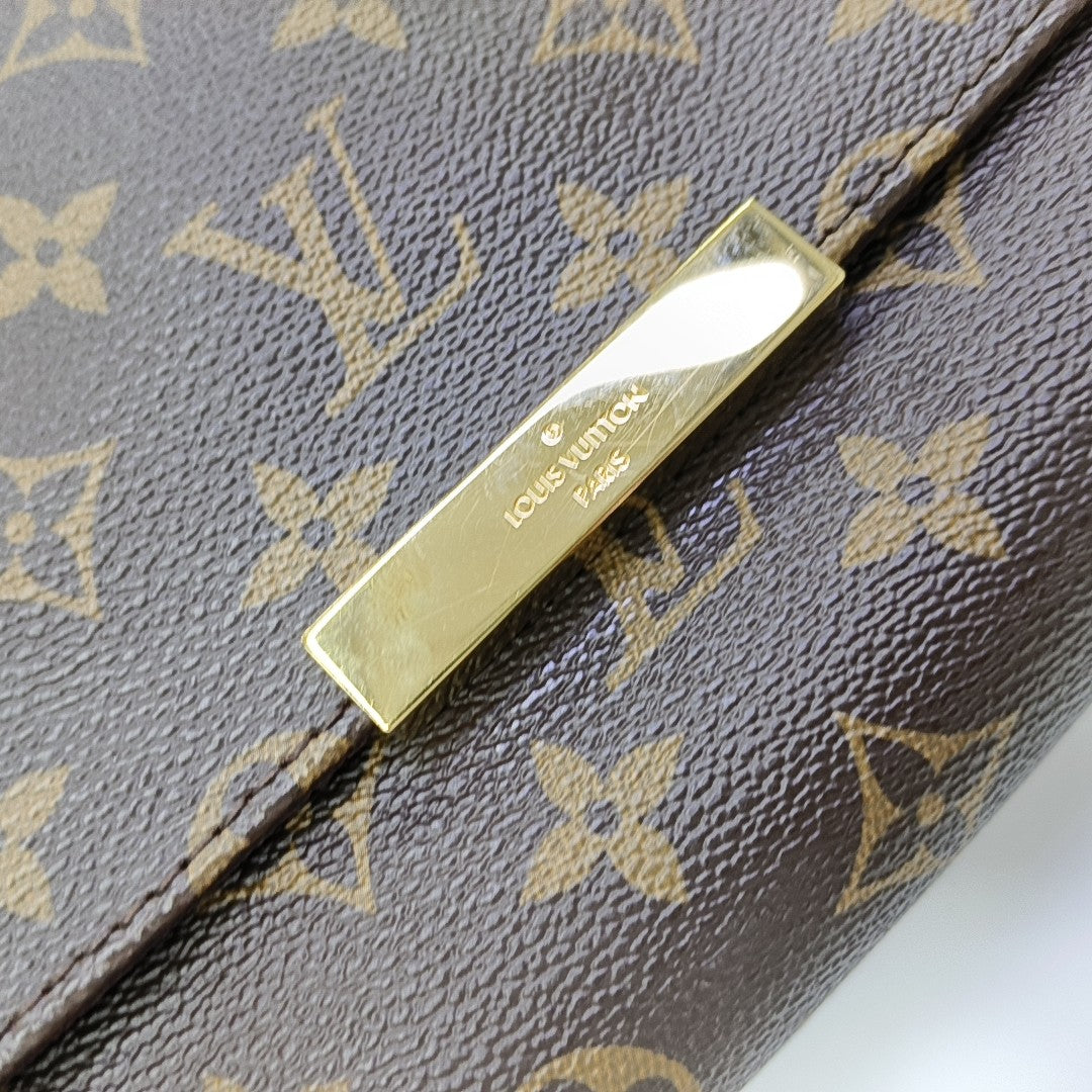 FAVORITE MM Monogram Coated Canvas Brown