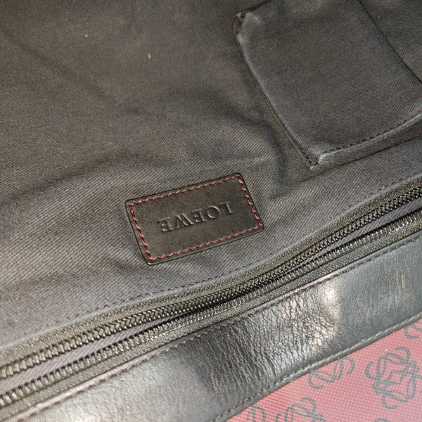 Coated Canvas Shoulder Bag Red