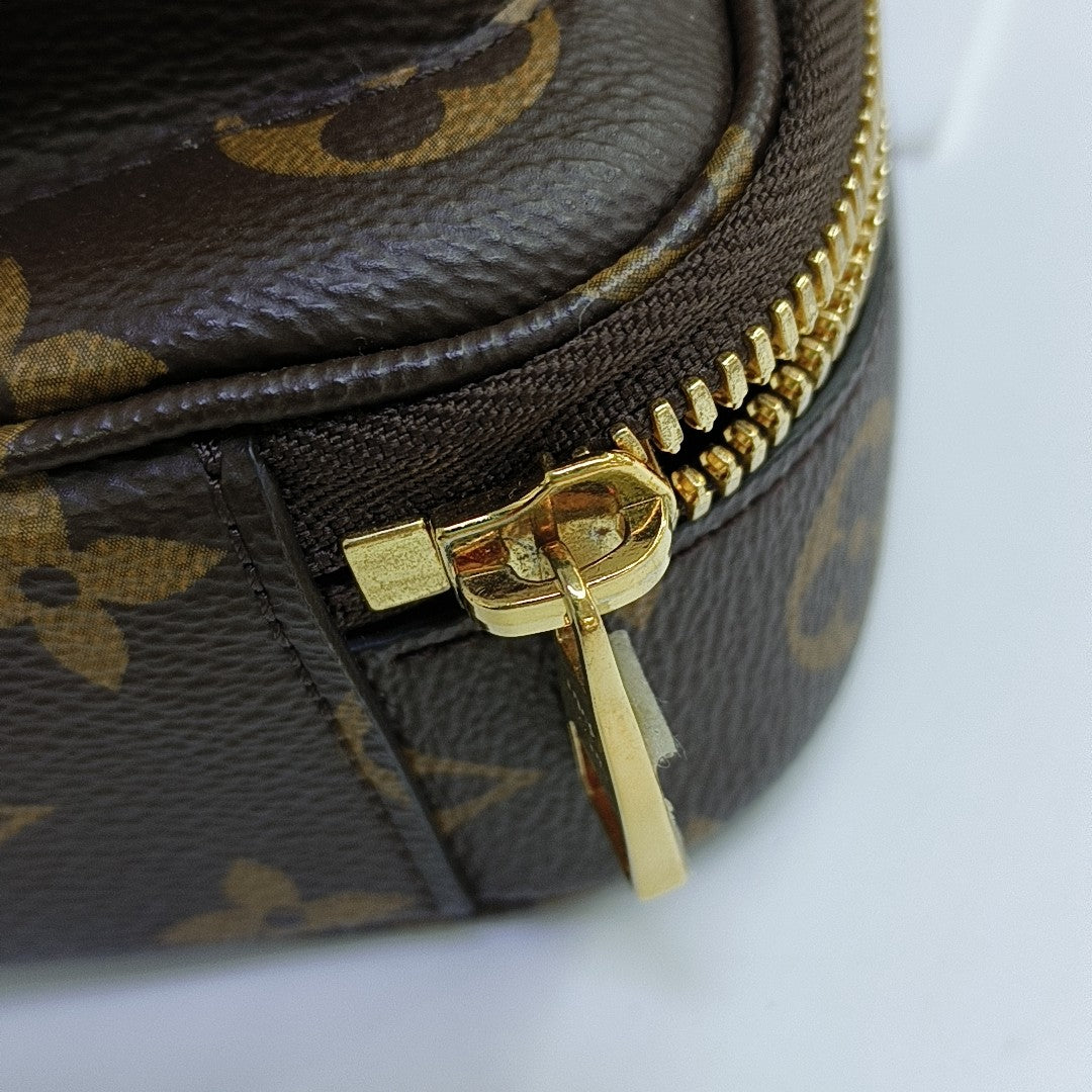 UTILITY Monogram Coated Canvas Brown