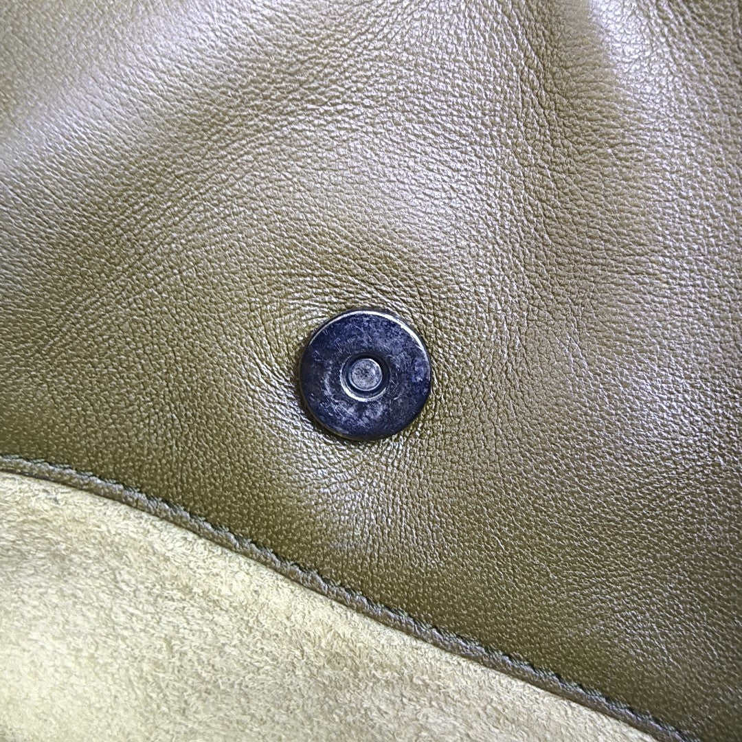 Lambskin Crossbody Bag Green