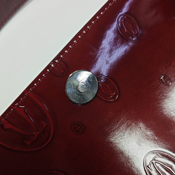 Calfskin Top Handle Bag Red