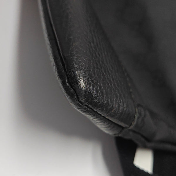 Monogram Canvas Shoulder Bag Black