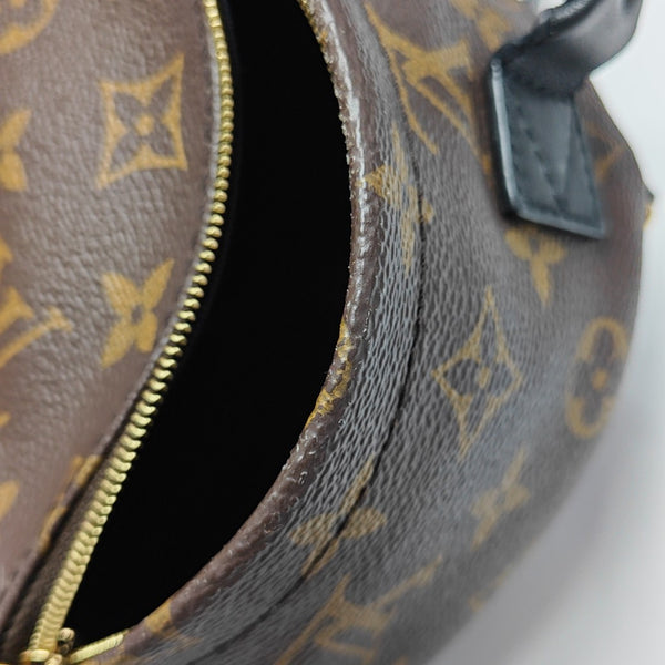 PALM SPRINGS Mini Monogram Coated Canvas Brown