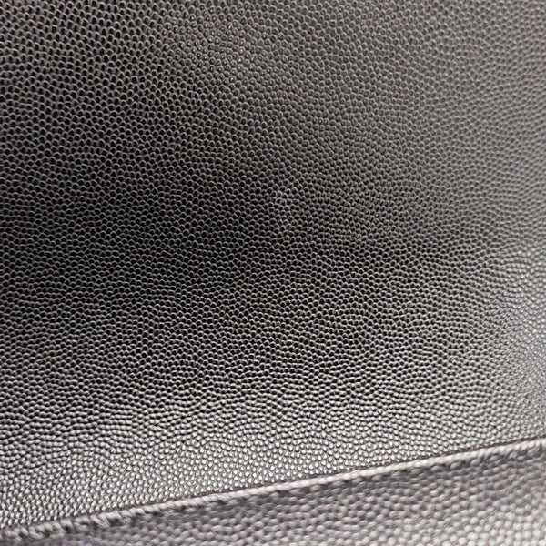 BOY CHANEL Medium Quilted Grained Calfskin Black