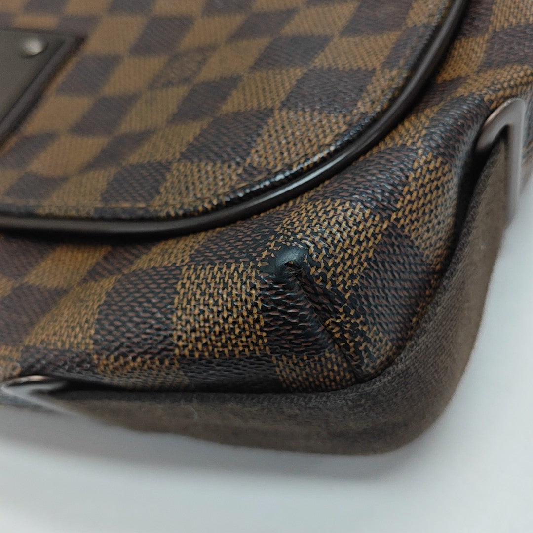 BROOKLYN Damier Ebene Coated Canvas Brown